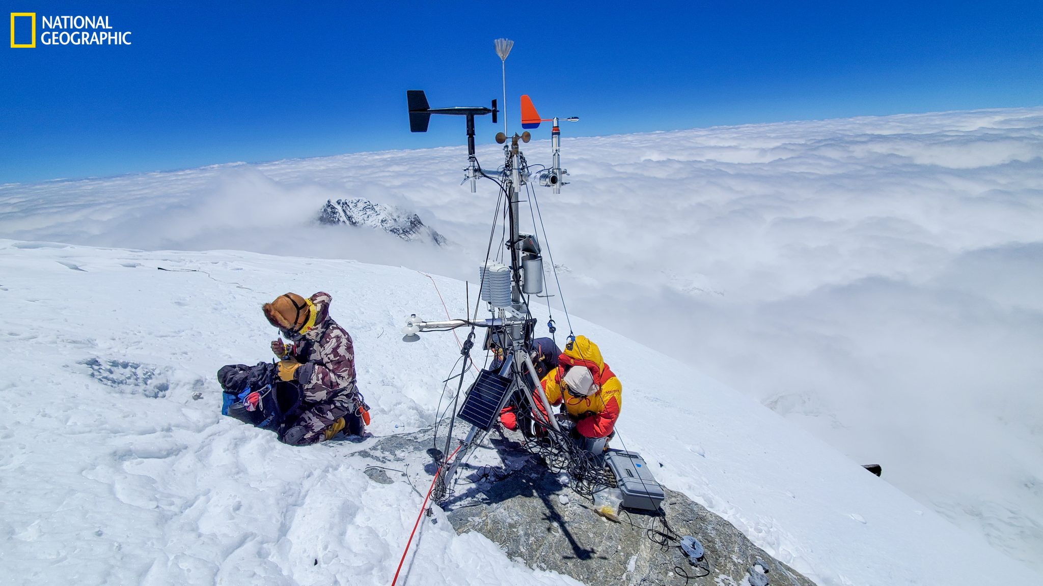 The weather station on Everest and hopes it sparks