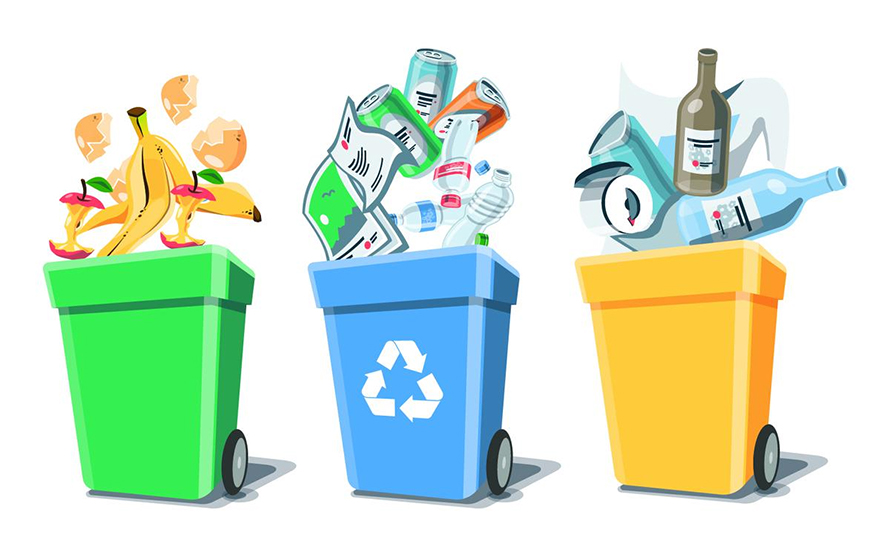 waste management segregation bins