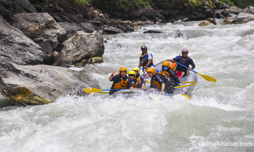 activities in monsoon white water rafting in nepal