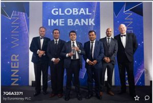 Global IME Bank receives Euromoney Award For Excellence – Nepal Best Bank 2022
