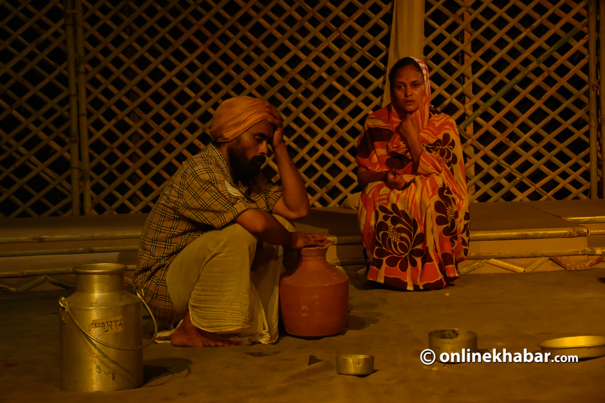 From one of the scenes of 'Hiunko Prithvi Yatra.' Photo: Chandra Bahadur Ale.