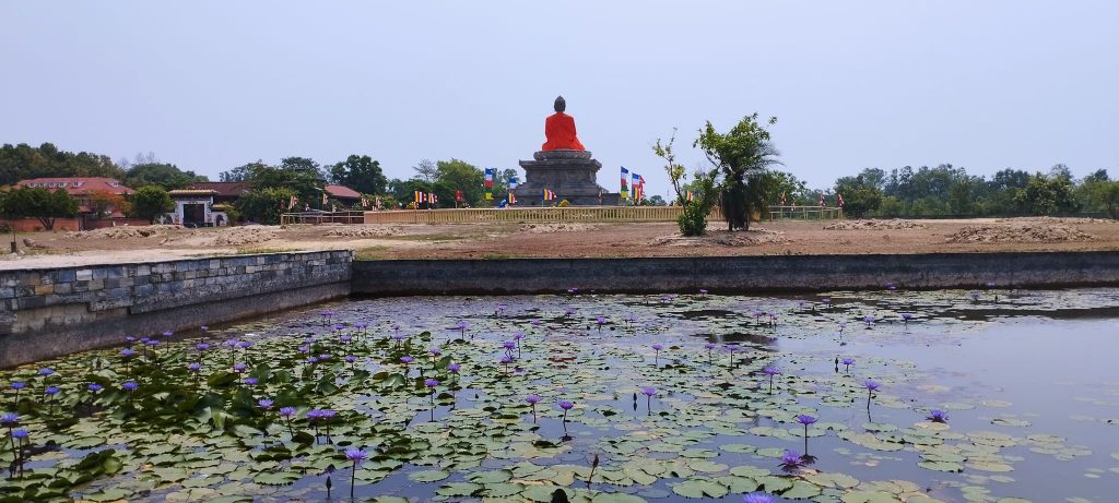 The Monastic zone in Lumbini 