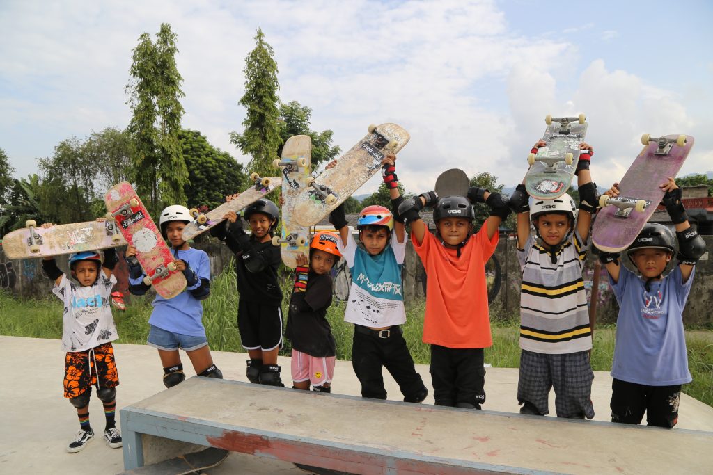 The sad reality is that the capital of the country does not have one standard skateboard park, which is why Shrestha was compelled to practise on a basketball court. There were many other Kathmandu-based skaters like Shrestha who go through a similar hassle. 