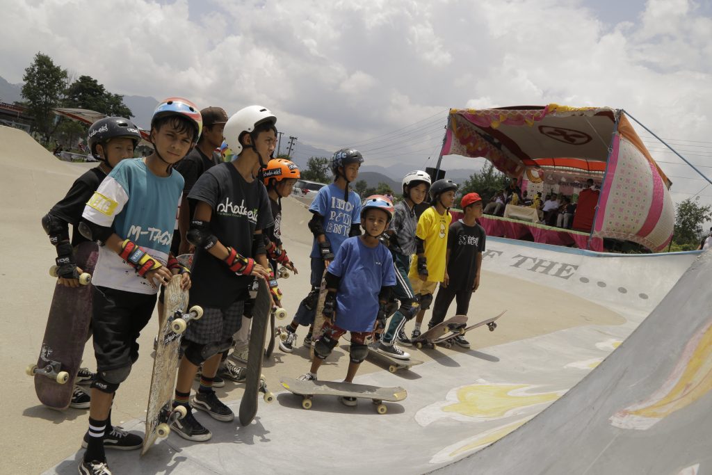 Skating is garnering remarkable recognition worldwide. In 2020, it made its debut in Summer Olympics. Image: Nepal Skating and Skateboarding Association.