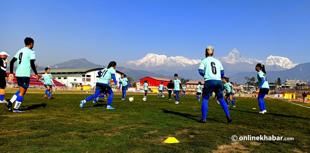 Women's football team Nepal