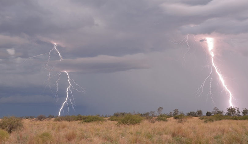 Representational image: A lightning strike