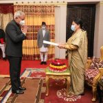 New Indian ambassador Naveen Srivastava presents credentials to the president, meets PM