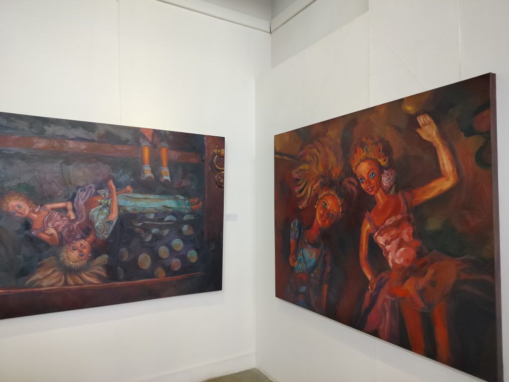 BFA students' exhibition at Nepal Art Council in Kathmandu in August 2022.