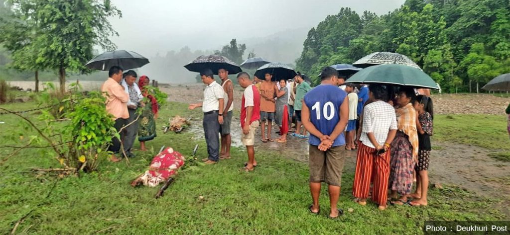 Two people were electrocuted in Rapti rural municipality of the Dang district on Monday, August 1, 2022. 