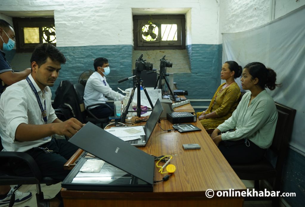 The department has installed five booths each for online and offline service seekers. 