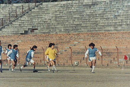 Nepal's first women's football team led by Rama Singh in action 