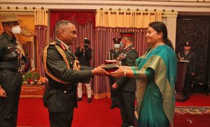 Indian Army chief Manoj Pande conferred the honorary rank of Nepal Army general