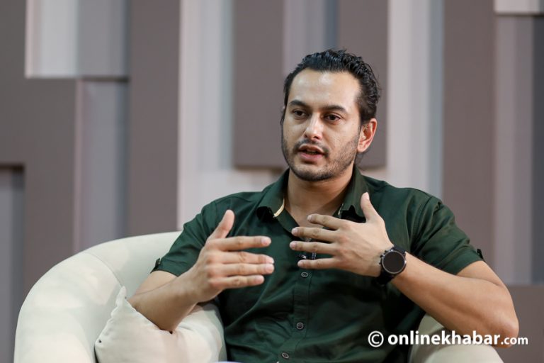 Pradeep Khadka is in the Nepali film industry since 2015. Photo: Shankar Giri