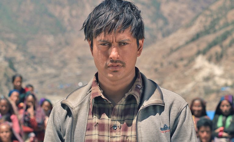 Pradeep Khadka as Prakash in the recent film Prakash