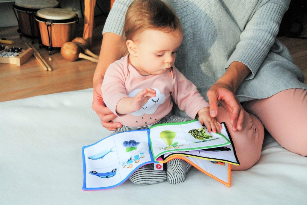 child baby reading learning