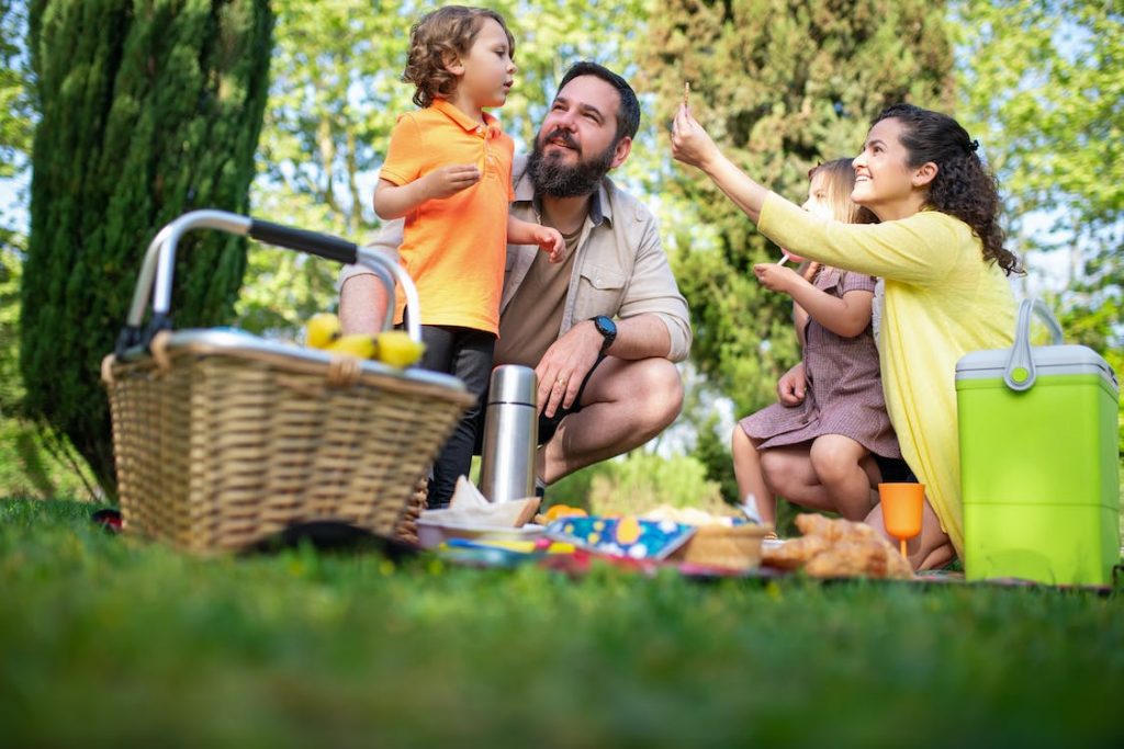 urban parents parenting family picnic Nepali parents