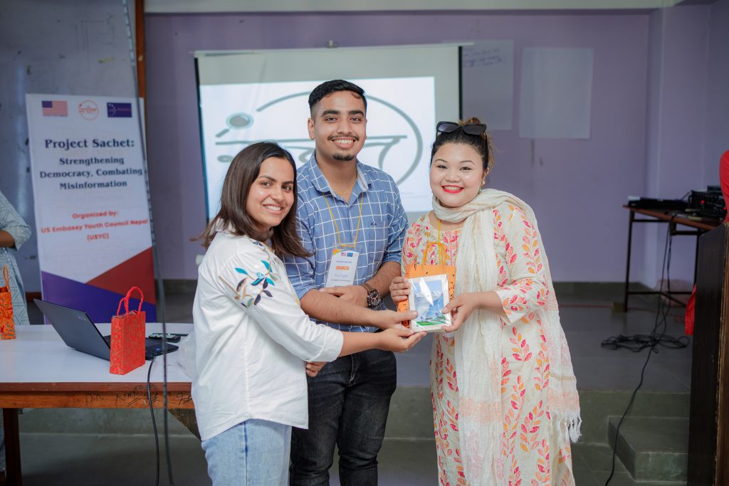 The USYC Sachet team during an event. Photo: Pooja Bade