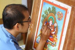 Ujay Bajracharya, Nepal’s paubha art crusader, has a new book to teach the world