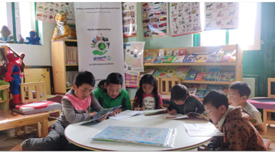 Junbesi Community Library and Research Centre came into operation in Junbesi, Solududhkunda rural municipality, Solukhumbu, Province 1, with the support of Mentholatum Nepal. Photo: Rhoto