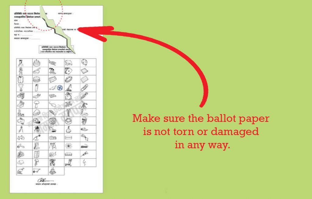 avoid invalid votes on November 20 elections