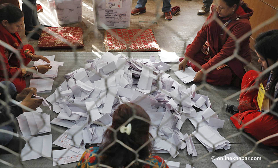 vote count nepal election results