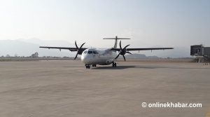 Demo flight conducted at Pokhara Regional International Airport