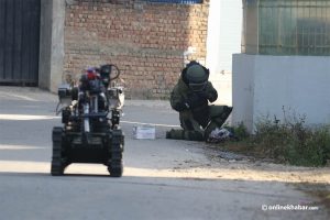 IED found and defused outside Gokul Baskota’s house