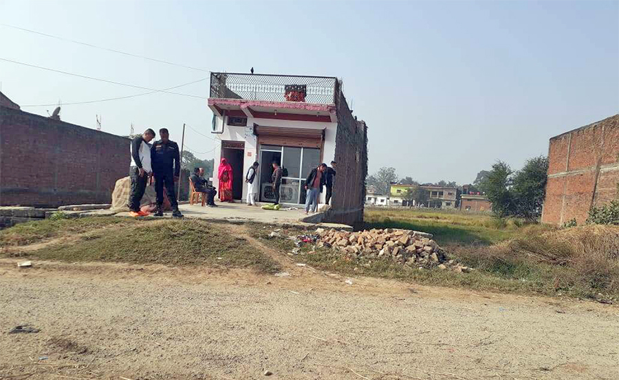 An Indian man was shot at in this restaurant of Mayadevi rural municipality, Kapilvastu, on Friday, December 2, 2022. 