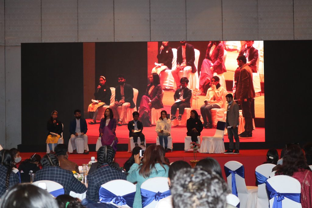 A panel discussion organised to discuss climate justice, children and youth, in Kathmandu, on Tuesday, December 27, 2022. Photo: Save the Children