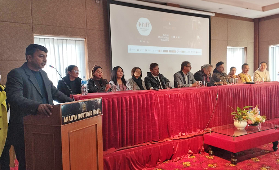 Organisers make public the date of the 6th edition of the Nepal International Film Festival (NIFF), in Kathmandu, on Wednesday, January 25, 2023. 