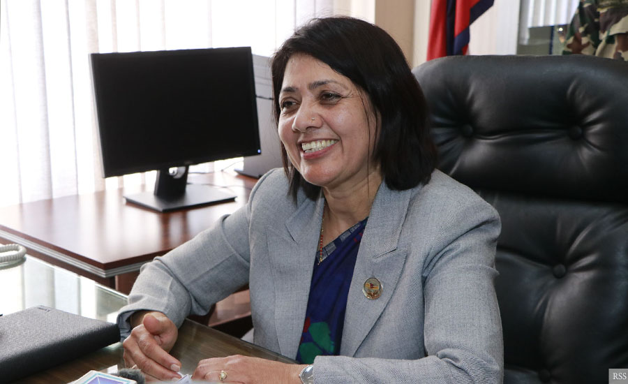 Nepal's new foreign minister Bimala Rai Paudyal