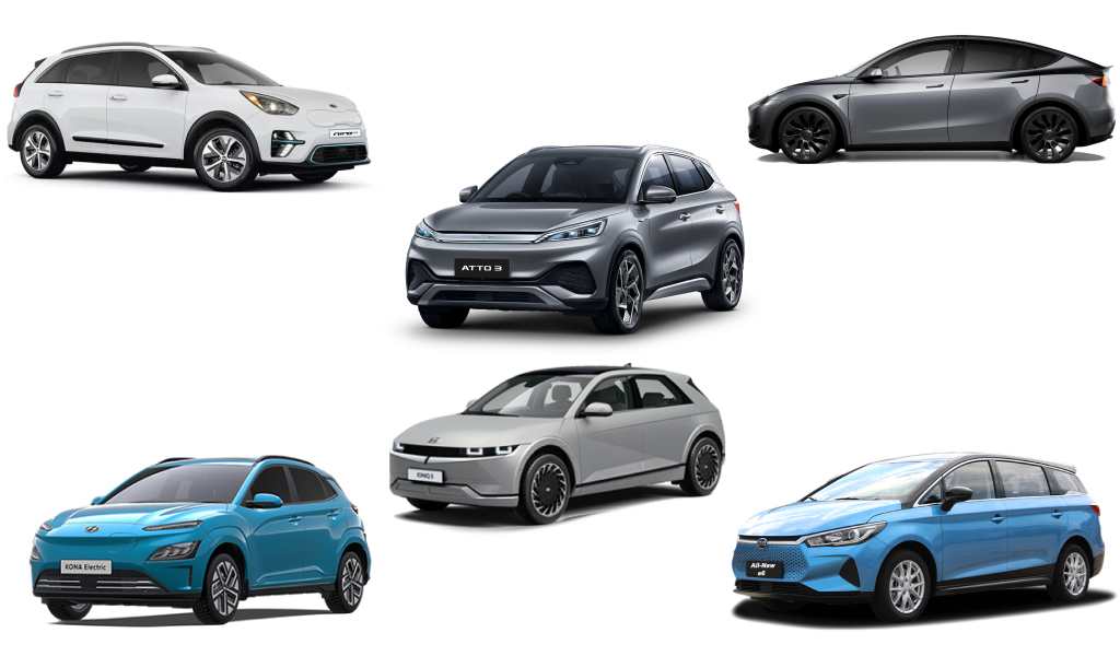 Best electric vehicles in Nepal.
Photo: Onlinekhabar collage