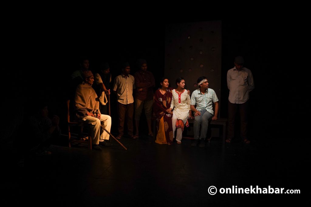 the plot of the Munmum drama, overall, is relevant to the Nepali context, there are some features that you cannot easily relate to reality. 
Photo Chandra Bahadur Ale