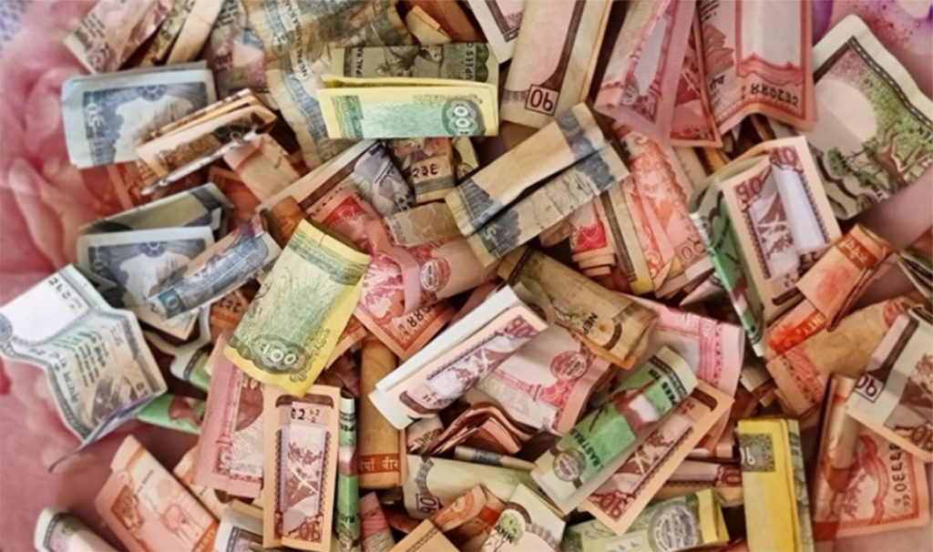 demonetisation in nepal small denomination of nepali bank notes