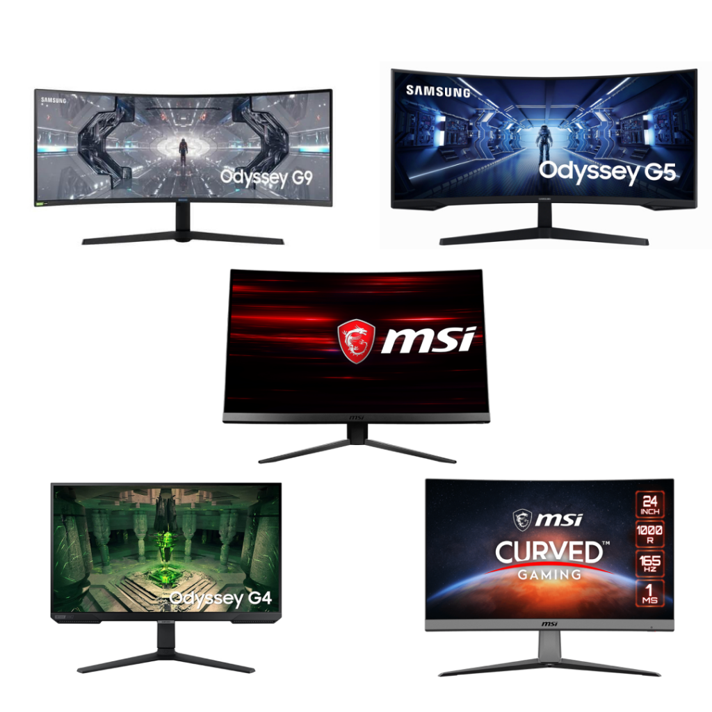 gaming monitors. photo: Onlinekhabar collage