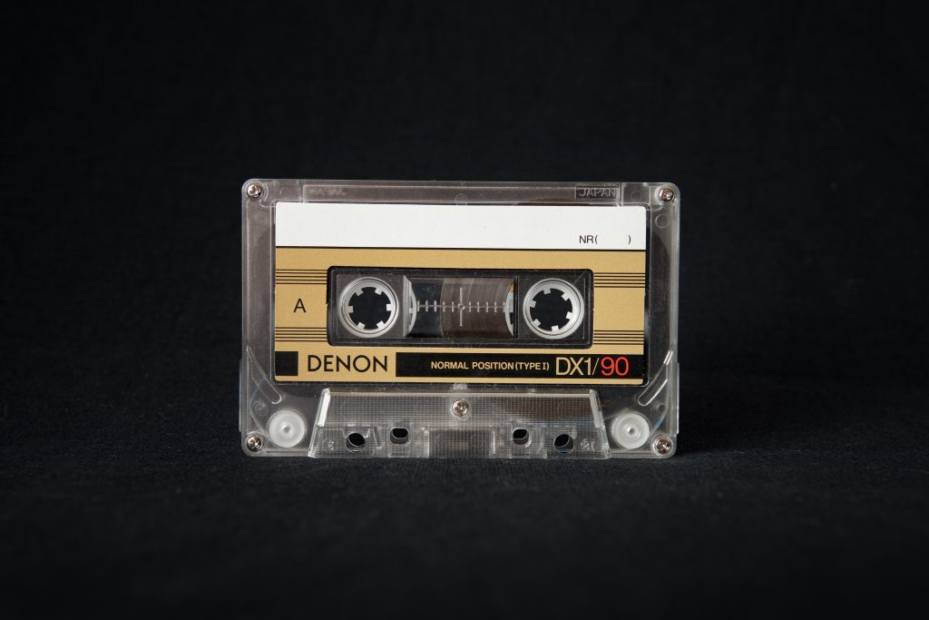 Cassette.  Photo: Pexels