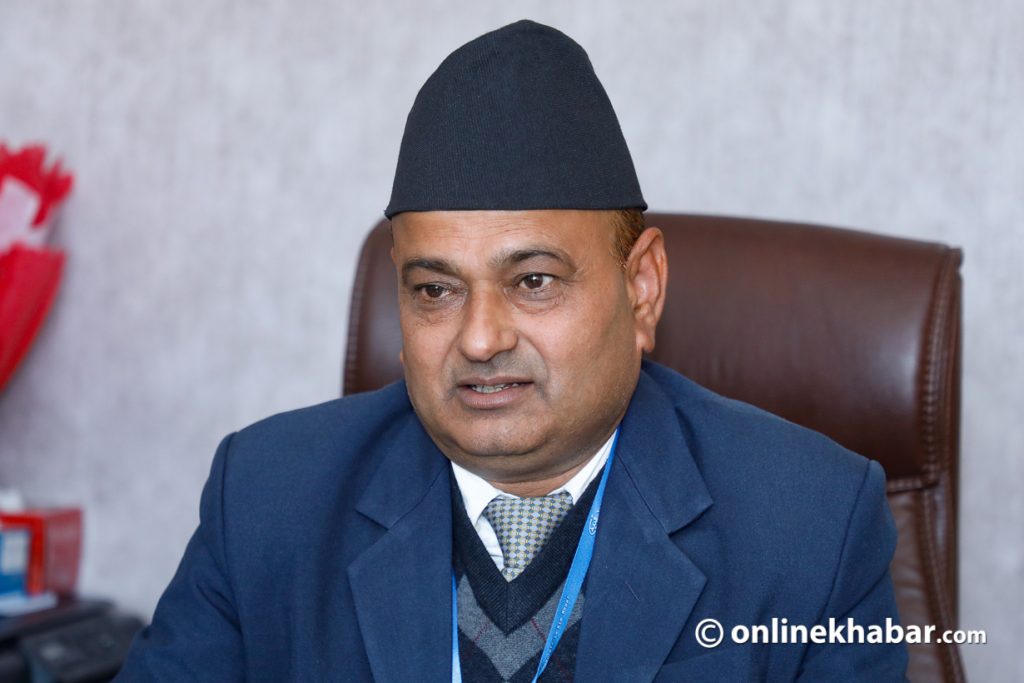 Prem Nath Thakur, the chief of the Tribhuvan International Airport (Kathmandu airport)