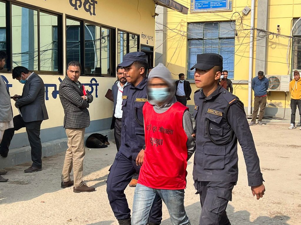 Ram Bahadur Thapa has been arrested on the charge of killing a man in a robbery attempt, in Gaushala, on Tuesday, February 7, 2023. 