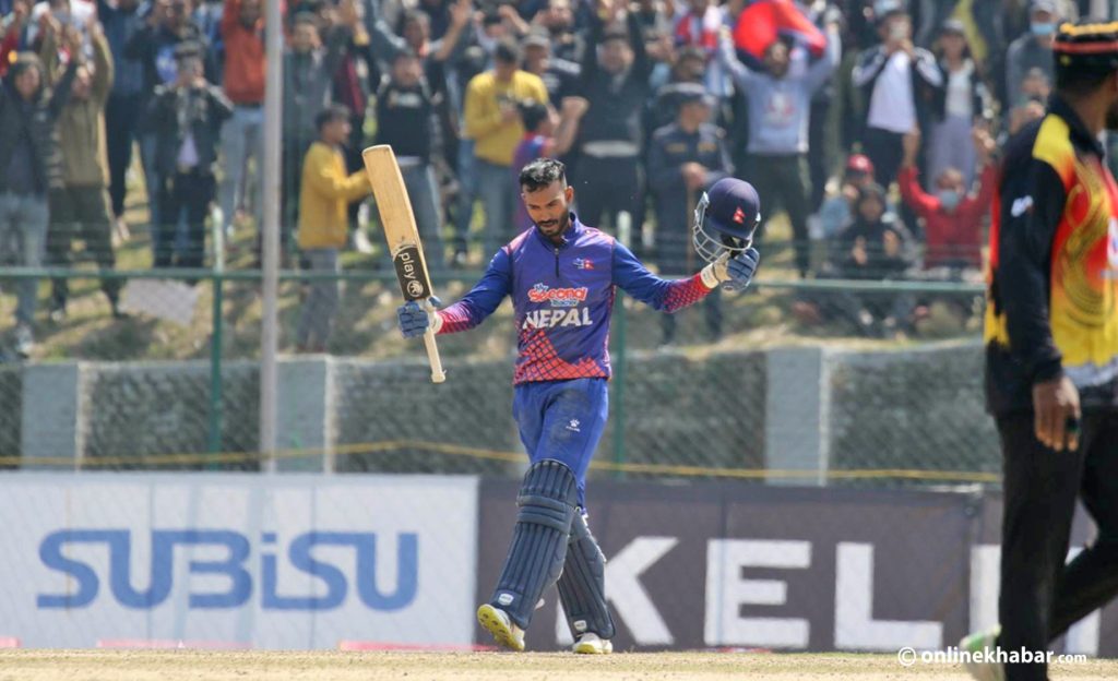 ICC Men’s Cricket World Cup League 2 Nepal beat PNG by 52 runs