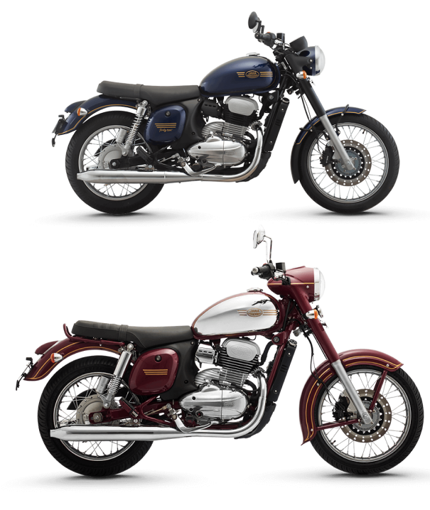 Jawa 42(Up) and Jawa Classic(Down). Photo: Jawa