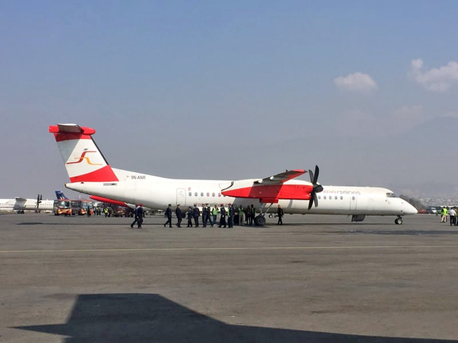 File: A Shree Airlines aircraft