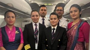 Nepal Airlines’ 1st women-led international flight lands in Dubai