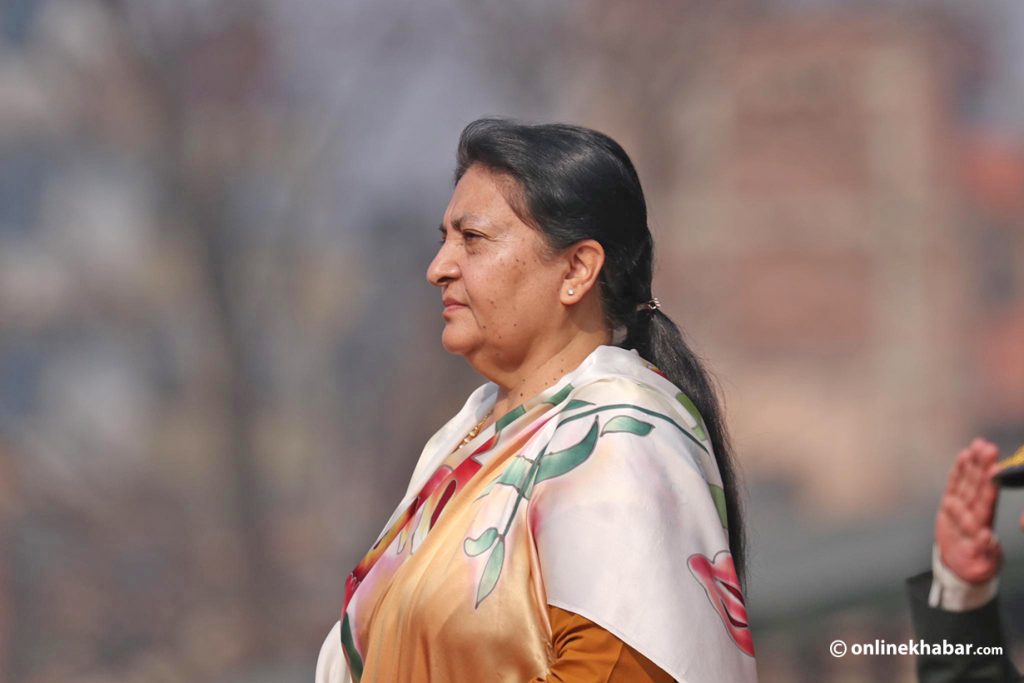 File: Former President Bidya Devi Bhandari