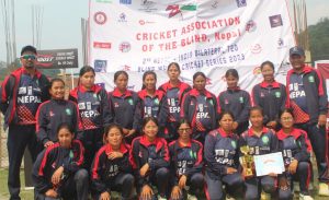 Nepal beat India to win the T20 Blind Women Cricket Series