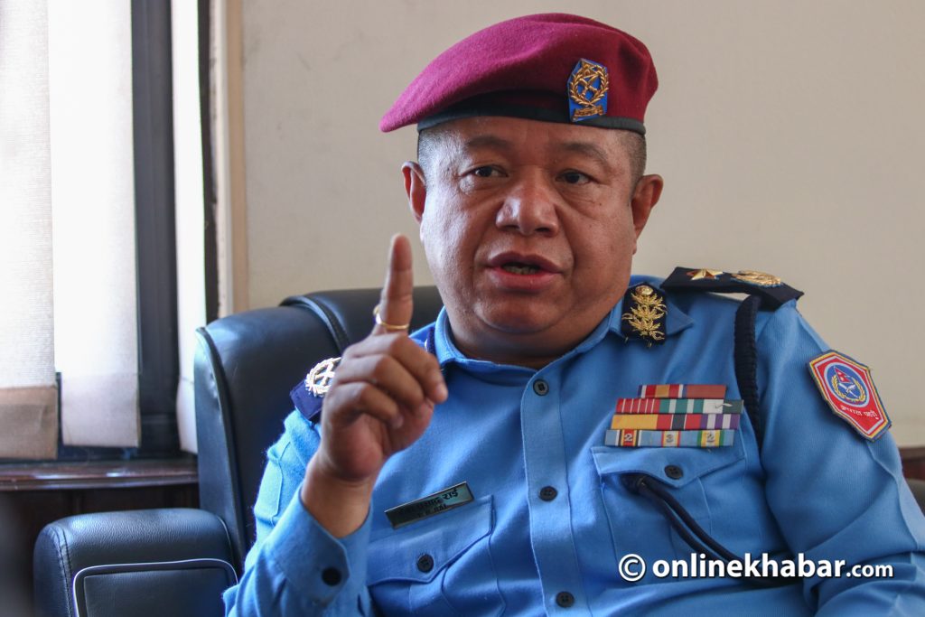 Nepal Police officer Tek Prasad Rai. Photo: Chandra Bahadur Ale