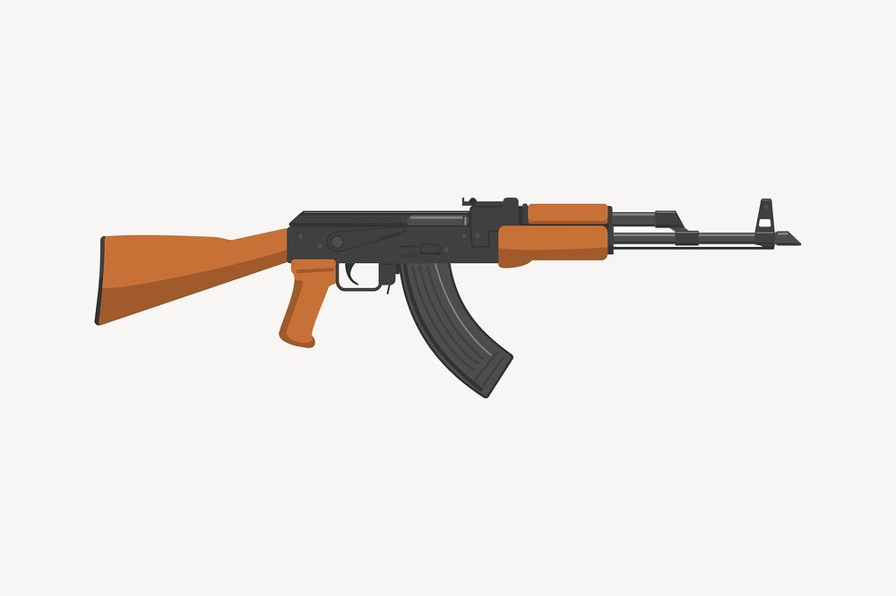 An AK-47 rifle. Free public domain CC0 image/Rawpixel

Chakre Milan