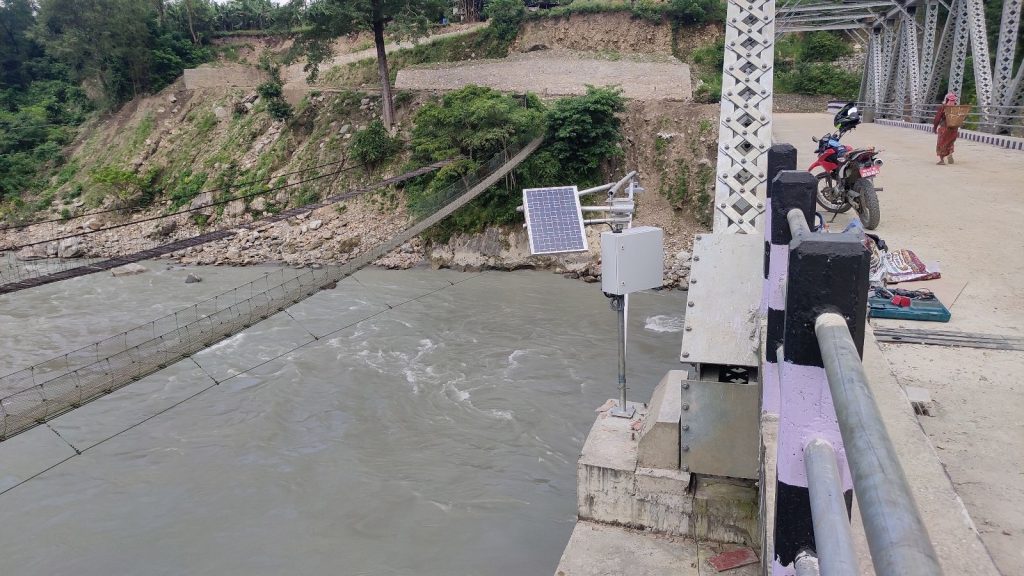 A discharge measuring station at Bimalnagar, Tanahun. Photo: DHM