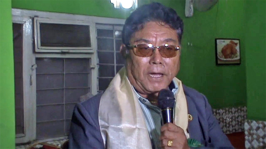 File: Former Nepali Congress lawmaker Ang Tawa Sherpa