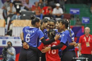 CAVA Women’s Volleyball: Nepal, India reach semis, to play for top spot tomorrow