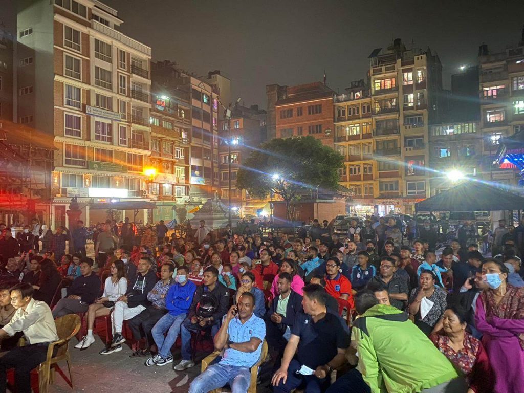 Bhakundo.np launches Sankata Ko Dhun, a documentary featuring Sankata Club, an old football club in Nepal, in Kathmandu, on  April 28, 2023. Photo: Gaurav Phuyal